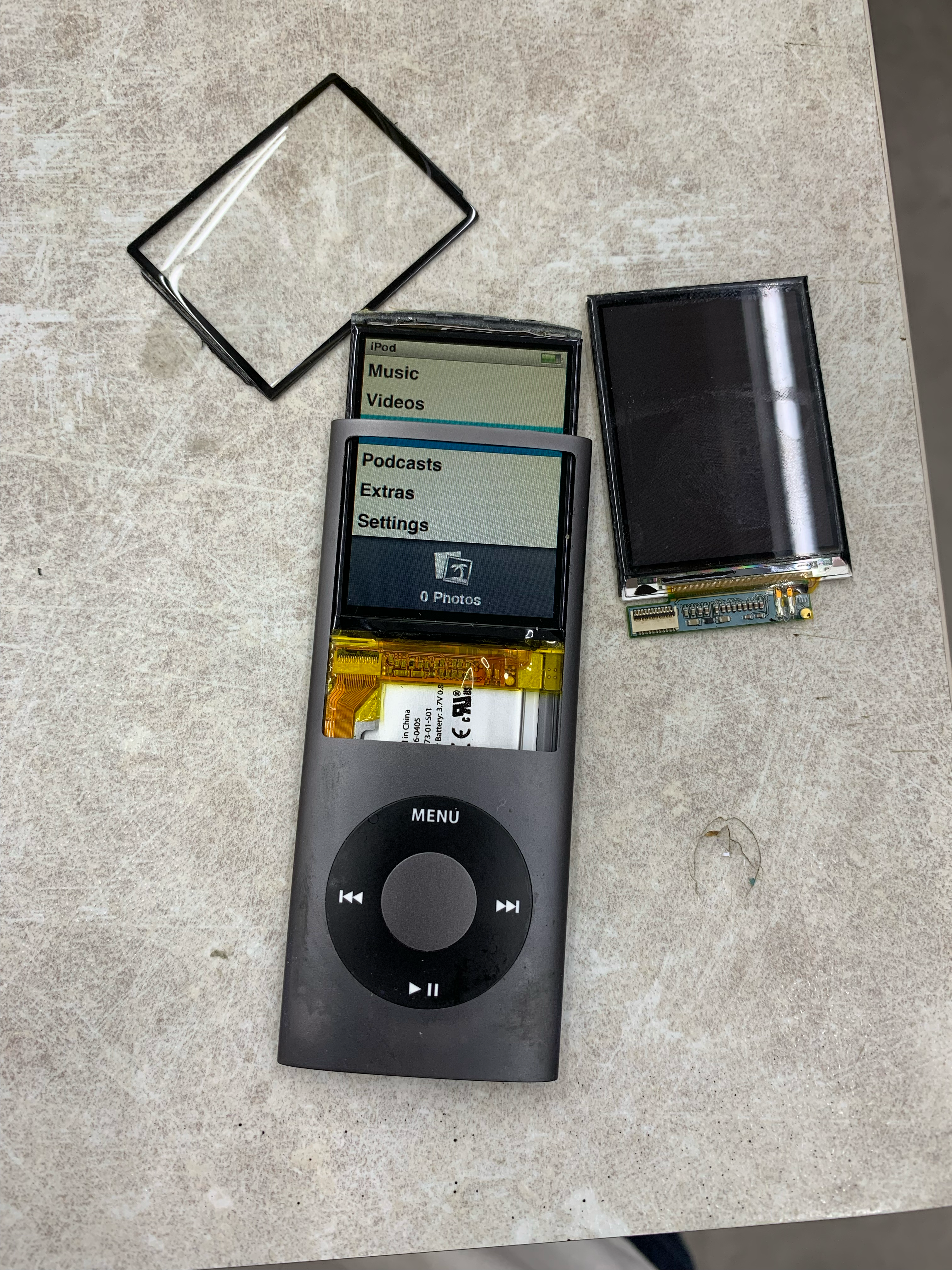 ipod nano 4 gen screen